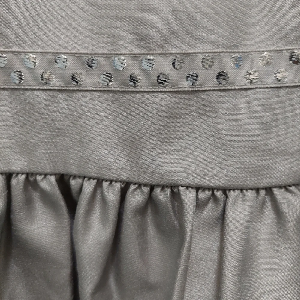 Gymboree Girls Formal Dress Silver Size 7